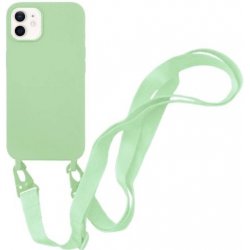 Pouzdro Appleking silikonové s nastavitelným popruhem iPhone 11 Pro - zelené