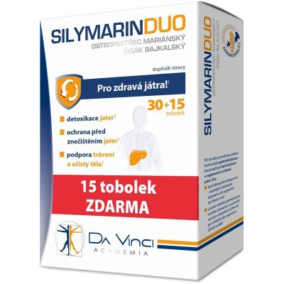 Silymarin Duo blahodárný vliv na játra 30 + 15 tablet – Zbozi.Blesk.cz