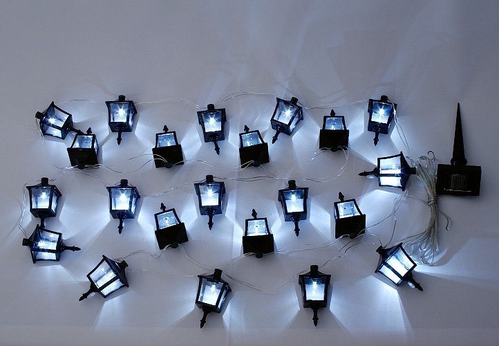 Venkovní solární Lucerničky 24 LED diod