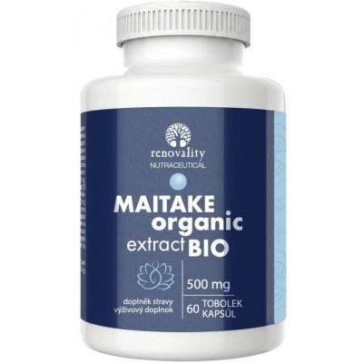 Renovality MAITAKE organic extract BIO 60 tobolek – Hledejceny.cz