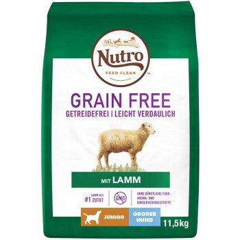 Nutro Grain Free Puppy Large Lamb 11,5 kg