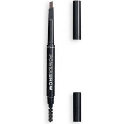 MUA Makeup Academy Brow Define tužka na obočí s kartáčkem Dark Brown 0,25 g