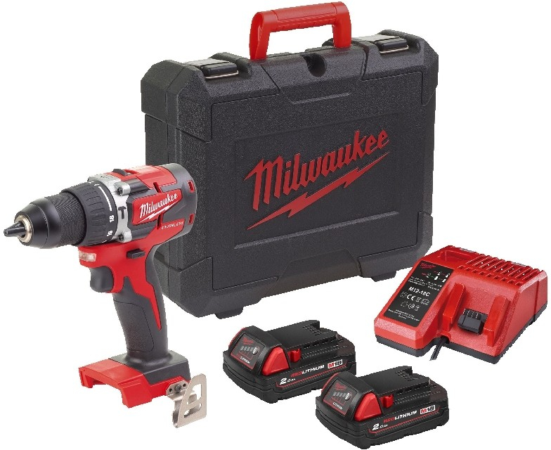 Milwaukee M18CBLPD-202C + 2x2,0Ah