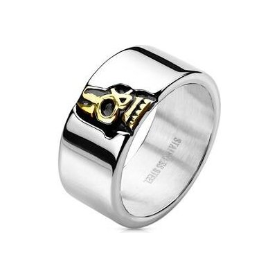 Šperky4U Pánský ocelový prsten s lebkou OPR1873