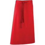 Premier Workwear Dlouhá zástěra do pasu s kapsou Červená – Hledejceny.cz