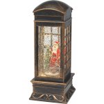 VLC LED sněhová koule telefonní budka bronzová 26,5 x 10,5 x 10,5 cm 1 ks – Hledejceny.cz