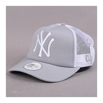 New Era Clean Trucker NY šedá / bílá