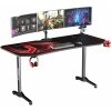 Herní stůl ULTRADESK Frag XXL červený UDESK-FX-RD