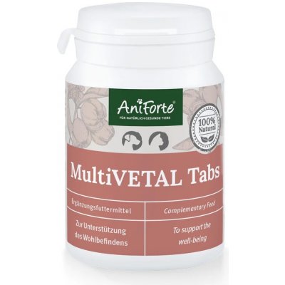 AniForte MultiVETAL přírodní vitamínové tablety 100 ks – Zboží Mobilmania