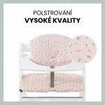 Hauck Highchair Pad Select Jersey Flowers Rose – Sleviste.cz