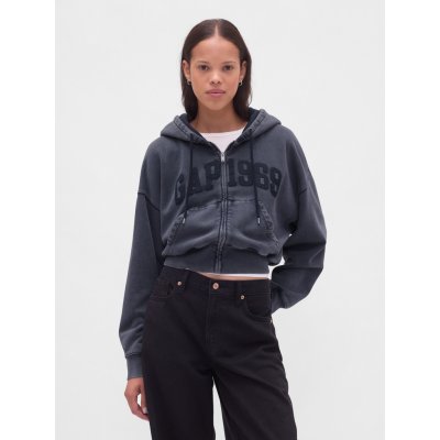 GAP Oversize mikina VintageSoft Tmavě modrá – Zboží Dáma