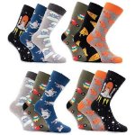 TRENDY SOCKS KOSMONAUT veselé obrázkové ponožky náhodný mix – Zboží Mobilmania