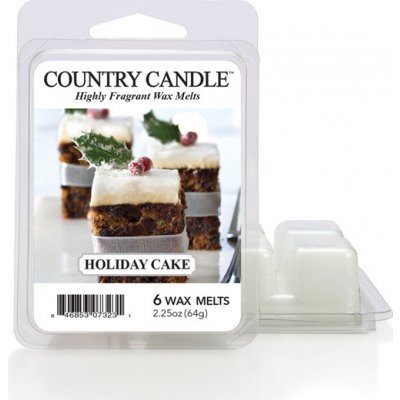 Country Candle Holiday Cake Vonný Vosk 64 g – Hledejceny.cz