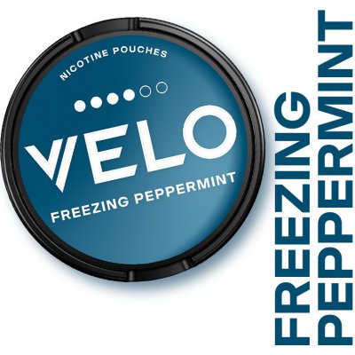 Velo mini Freezing Peppermint 10 mg/sáček 20 sáčků – Hledejceny.cz