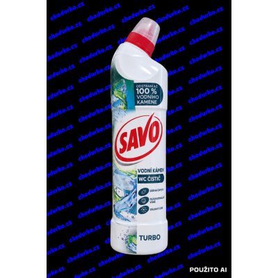 Savo Turbo na vodní kámen WC gel 700 ml – Sleviste.cz