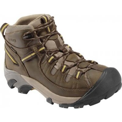 Keen Targhee II Mid WP M boty black olive yellow hnědá – Zbozi.Blesk.cz