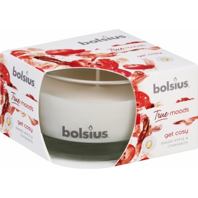 Bolsius True Moods Get Cosy Baked Apple & Cinnamon 90 x 63 mm