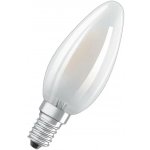 Osram Sada LED žárovek svíčka, 4 W, 470 lm, teplá bílá, E14, 3 ks LED BASE CL B GL FR 40 NON-DIM 4W – Hledejceny.cz