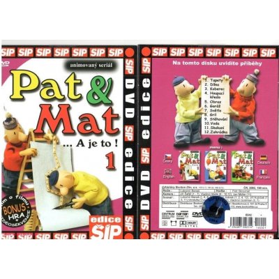 Pat a Mat 1 Balení Papírový obal DVD – Hledejceny.cz