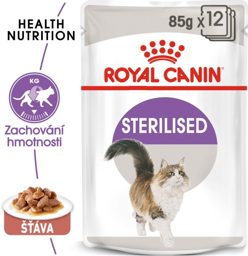 Royal Canin Sterilised v omáčce 96 x 85 g