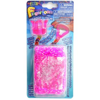 RAINBOW LOOM R0039 Finger Loom ružový 600 kusov