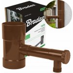 Bradas Lapač Sběrač dešťové vody s ventilem 100 mm hnědý – Sleviste.cz