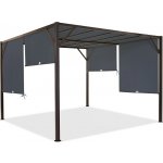 Garden Point Santorini 3 x 3 m hnědo šedá GAP293 – Sleviste.cz