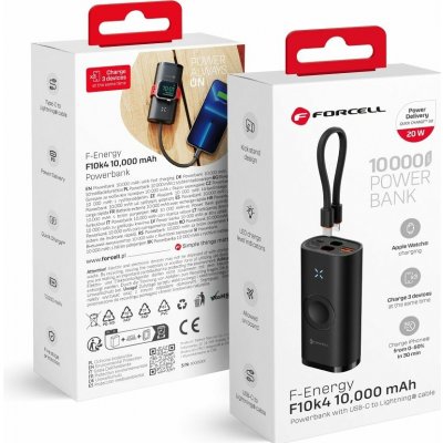 Forcell F-Energy F10K4 10000 mAh černá – Zboží Živě