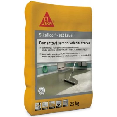 Stěrka nivelační cementová Sikafloor Level 202 – 25 kg – Hledejceny.cz