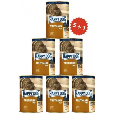 HAPPY DOG Truthahn Pur krůtí 6 x 400 g – Zboží Mobilmania