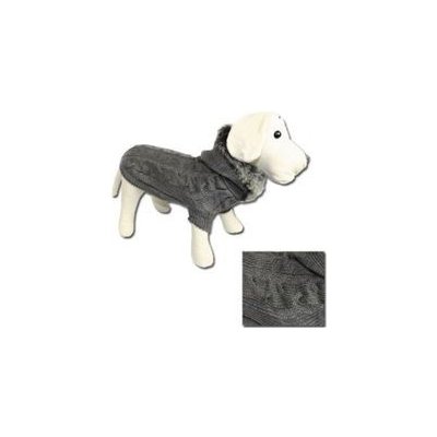 Nayeco svetr pro psa s kapucí a kožešinou – Zboží Mobilmania