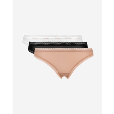 Calvin Klein 3PACK dámská tanga vícebarevné QD3802E FIY – Hledejceny.cz