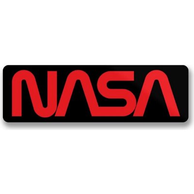 HYBRIS PRODUCTION AB samolepka NASA Worm Logo 10 cm – Hledejceny.cz
