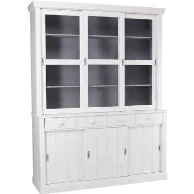 Woood Ariel 214 x 166 cm Bílá borovicová – Zboží Mobilmania