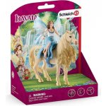 Schleich Eyela rinding on golden unicorn 42508 – Hledejceny.cz