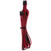PC kabel Corsair Premium Sleeved EPS12V ATX12V kabel (Gen 4) červeno-černá / textilní opletení / délka 750mm (CP-8920240)