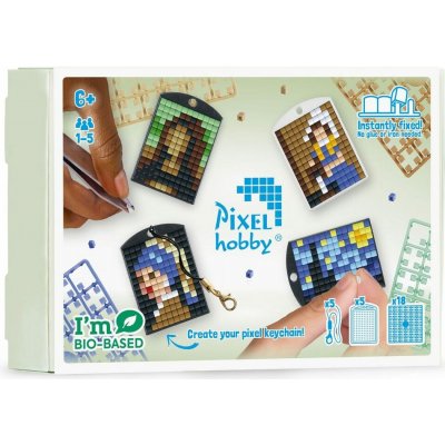 Pixel Pixelhobby sada klíčenek 5 ks umění 1 ks – Hledejceny.cz