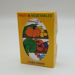 Fruit and Vegetables Playing Cards angličtina pro začátečníky