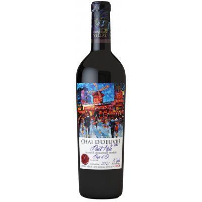 Vignobles Vellas Chai d'Oeuvre Occitanie Pinot Noir suché červené 2024 13,5% 0,75 l (holá láhev) – Hledejceny.cz