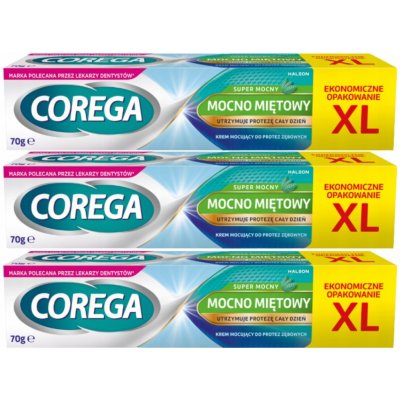 Corega Fixační přípravek super silný mátový 210 ml – Hledejceny.cz