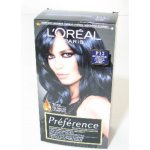 L'Oréal Préférence Féria P12 Intenzivní černomodrá barva na vlasy – Zboží Mobilmania