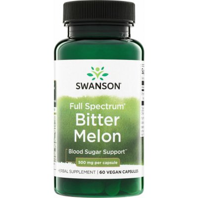 Swanson Bitter Melon Hořká Okurka 500 mg 60 kapslí – Hledejceny.cz