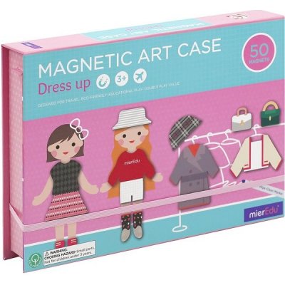 MierEdu Kreativní magnetická sada panenky k oblečení