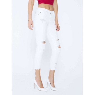Kancan USA Kancan SHARON- ATHENA Skinny džíny KC10 Jeans bílé – Hledejceny.cz