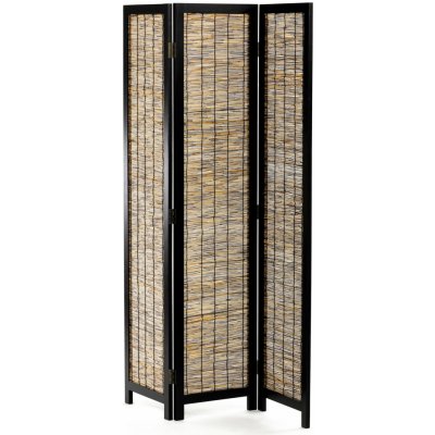 Autronic Paraván dřevěný EF-L174 BK černý – Zbozi.Blesk.cz