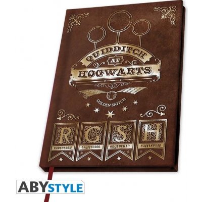 ABYstyle Zápisník Harry Potter Quidditch at Hogwarts A5 – Hledejceny.cz