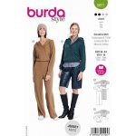 Střih Burda zelený 5871 - zavinovací overal, mikina s kapucí – Sleviste.cz