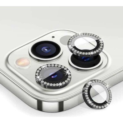 SES Luxusní ochranné sklo na čočku fotoaparátu a kamery pro Apple iPhone 13 mini 13784 černé – Zboží Mobilmania