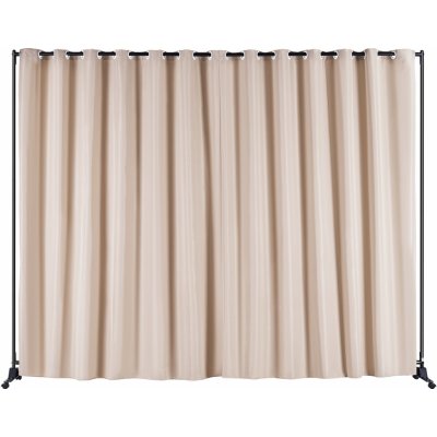 Vevor Paraván skládací 301 x 30 x 240,5 cm Khaki – Zboží Dáma