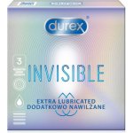Durex Invisible Extra Lubricated 3 ks – Zboží Dáma